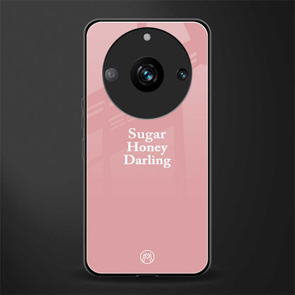 suger honey darling back phone cover | glass case for realme 11 pro 5g