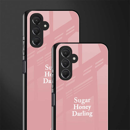 suger honey darling back phone cover | glass case for samsun galaxy a24 4g