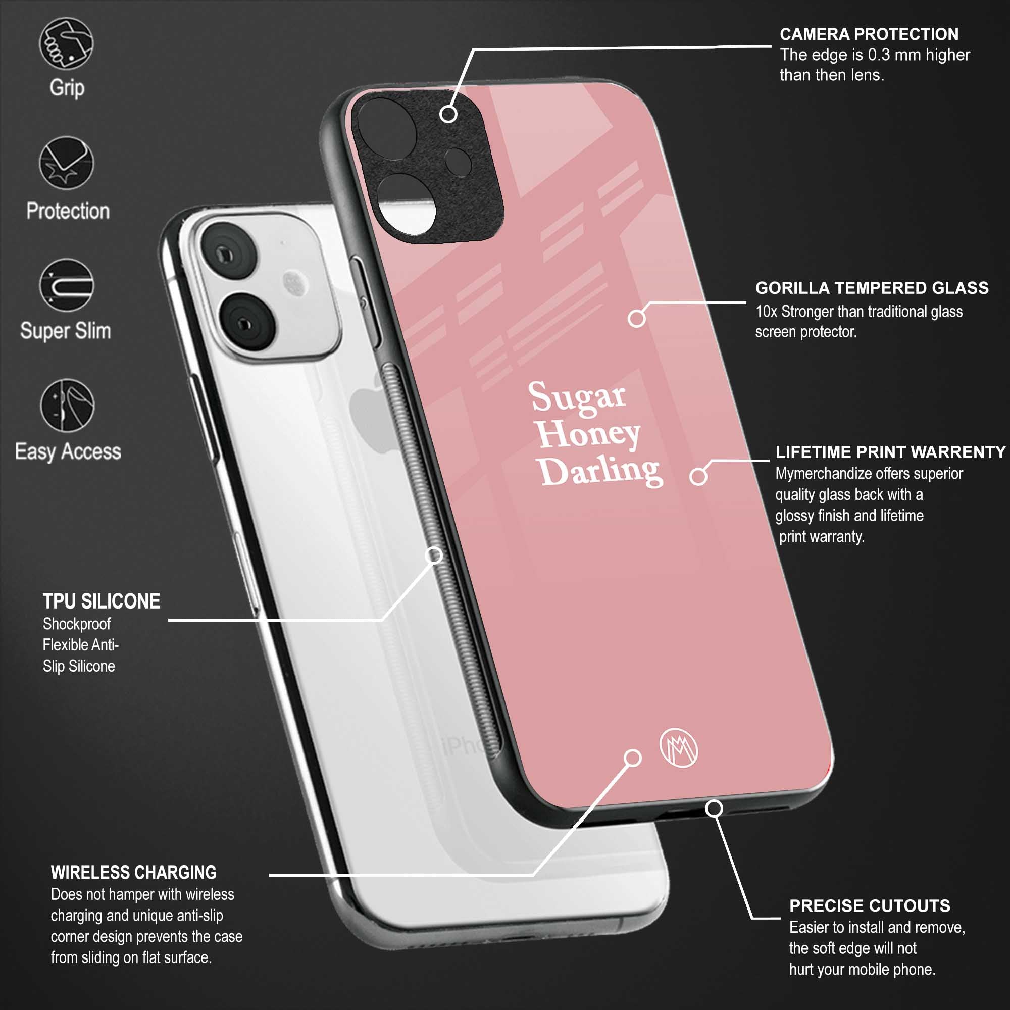 suger honey darling glass case for mi 11 lite image-4
