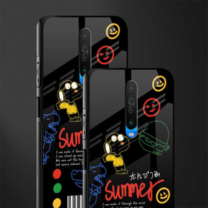 summer motivation glass case for poco x2 image-2