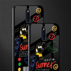 summer motivation glass case for oppo f11 pro image-2