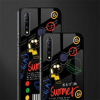 summer motivation glass case for vivo z1 pro image-2