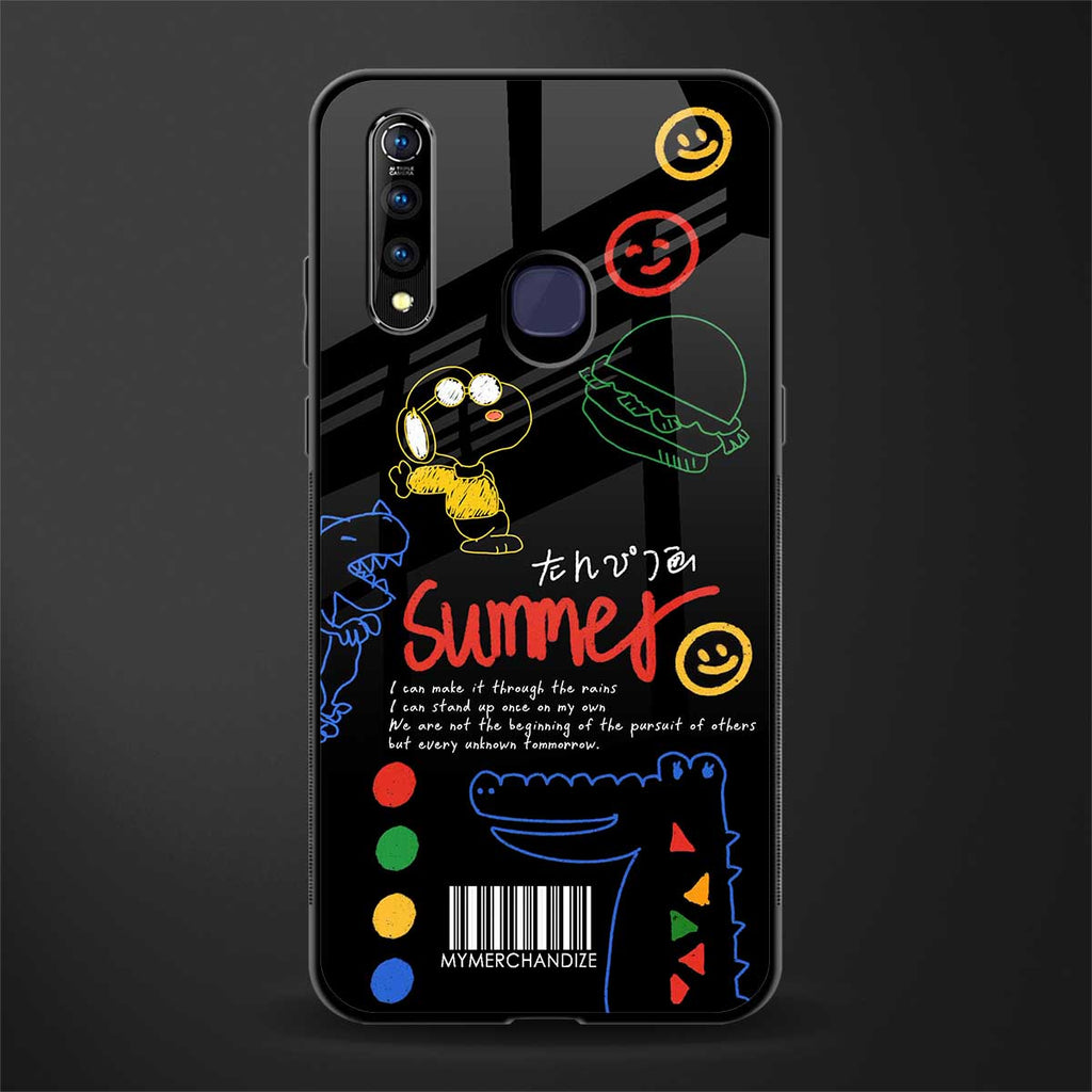 summer motivation glass case for vivo z1 pro image