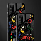 summer motivation glass case for samsung galaxy m31 prime edition image-2
