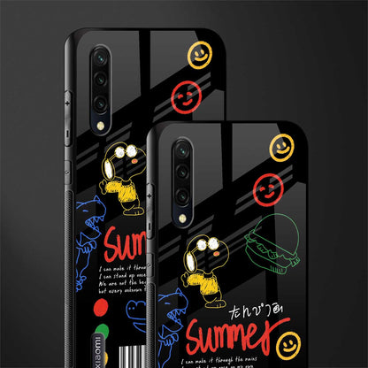 summer motivation glass case for mi a3 redmi a3 image-2