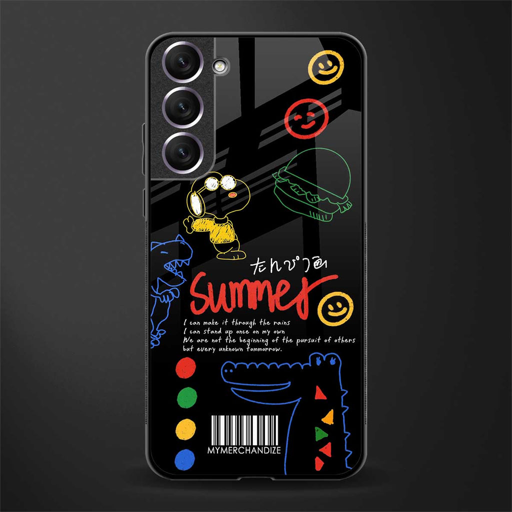 summer motivation glass case for samsung galaxy s22 plus 5g image