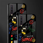 summer motivation glass case for vivo y12 image-2