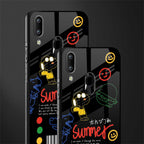 summer motivation glass case for vivo y95 image-2
