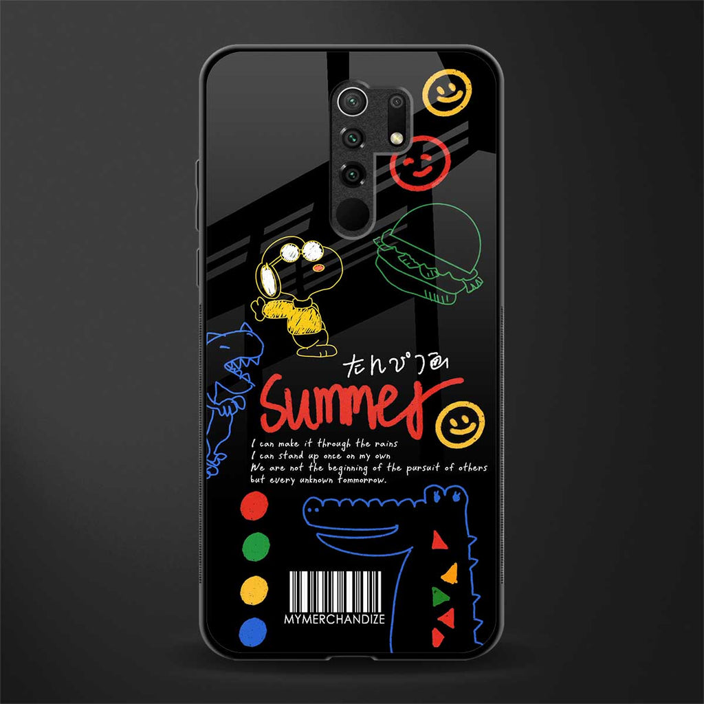 summer motivation glass case for poco m2 image