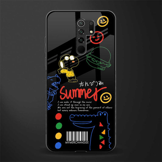 summer motivation glass case for poco m2 image