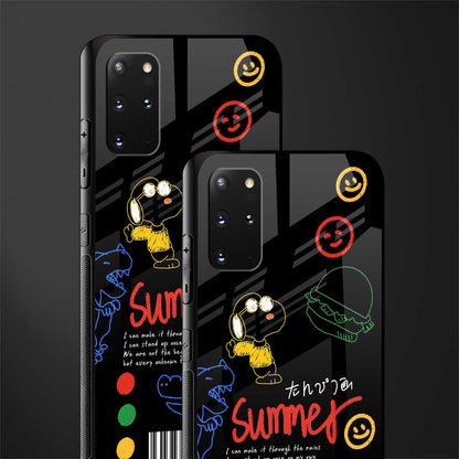 summer motivation glass case for samsung galaxy s20 plus image-2