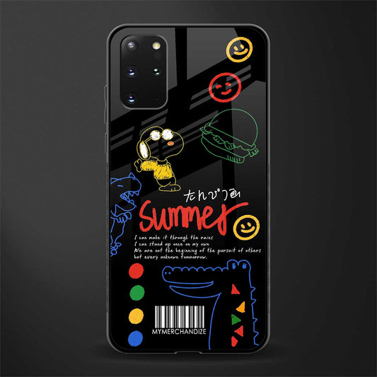 summer motivation glass case for samsung galaxy s20 plus image