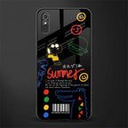 summer motivation glass case for redmi 9i image