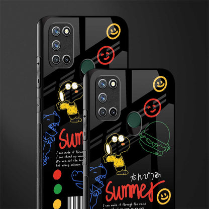 summer motivation glass case for realme 7i image-2