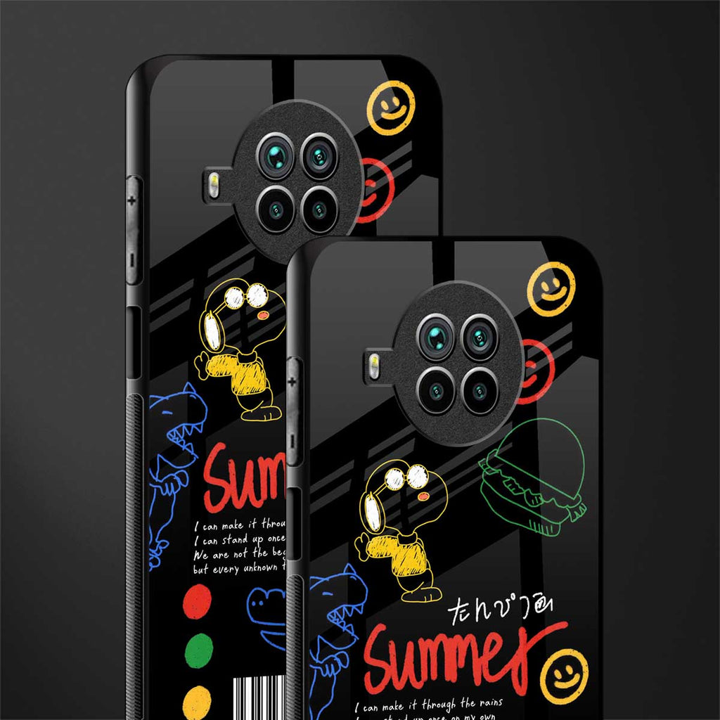 summer motivation glass case for mi 10i image-2