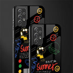 summer motivation glass case for samsung galaxy a32 4g image-2