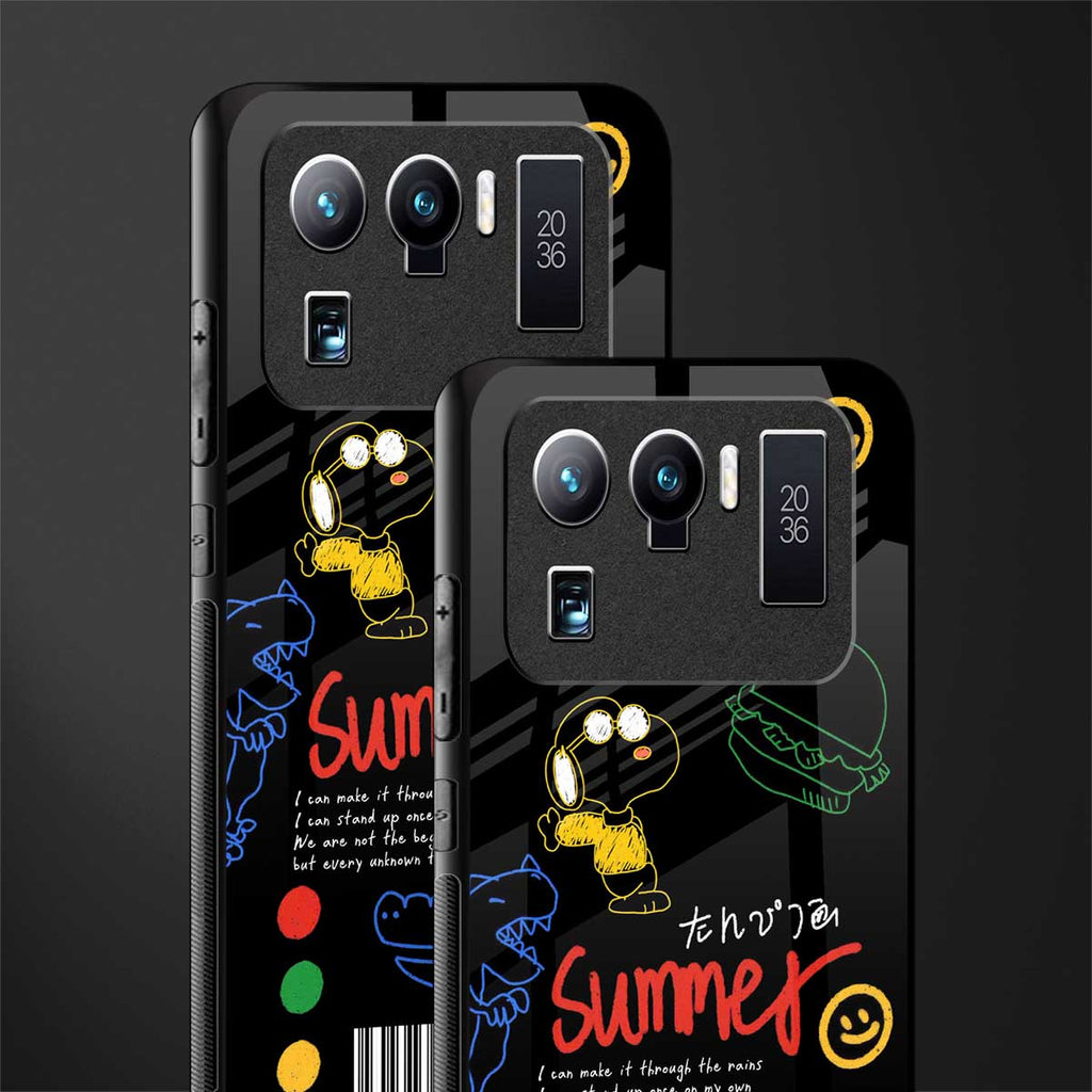 summer motivation glass case for mi 11 ultra 5g image-2