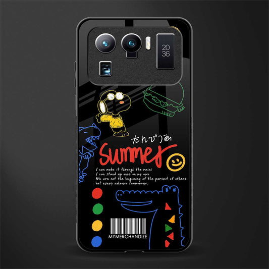 summer motivation glass case for mi 11 ultra 5g image