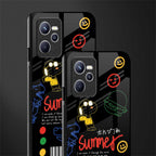 summer motivation glass case for realme c35 image-2