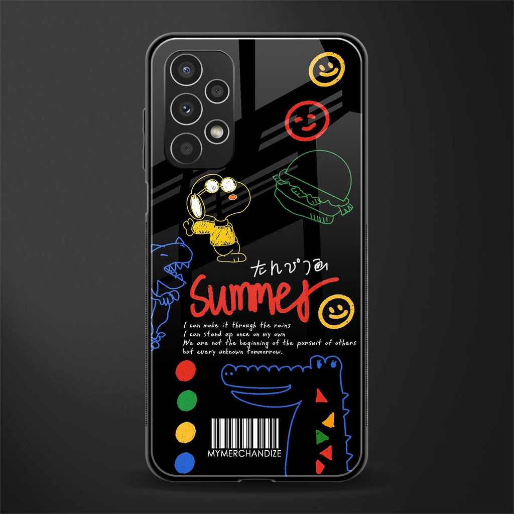 summer motivation back phone cover | glass case for samsung galaxy a13 4g