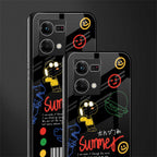summer motivation back phone cover | glass case for oppo f21 pro 4g