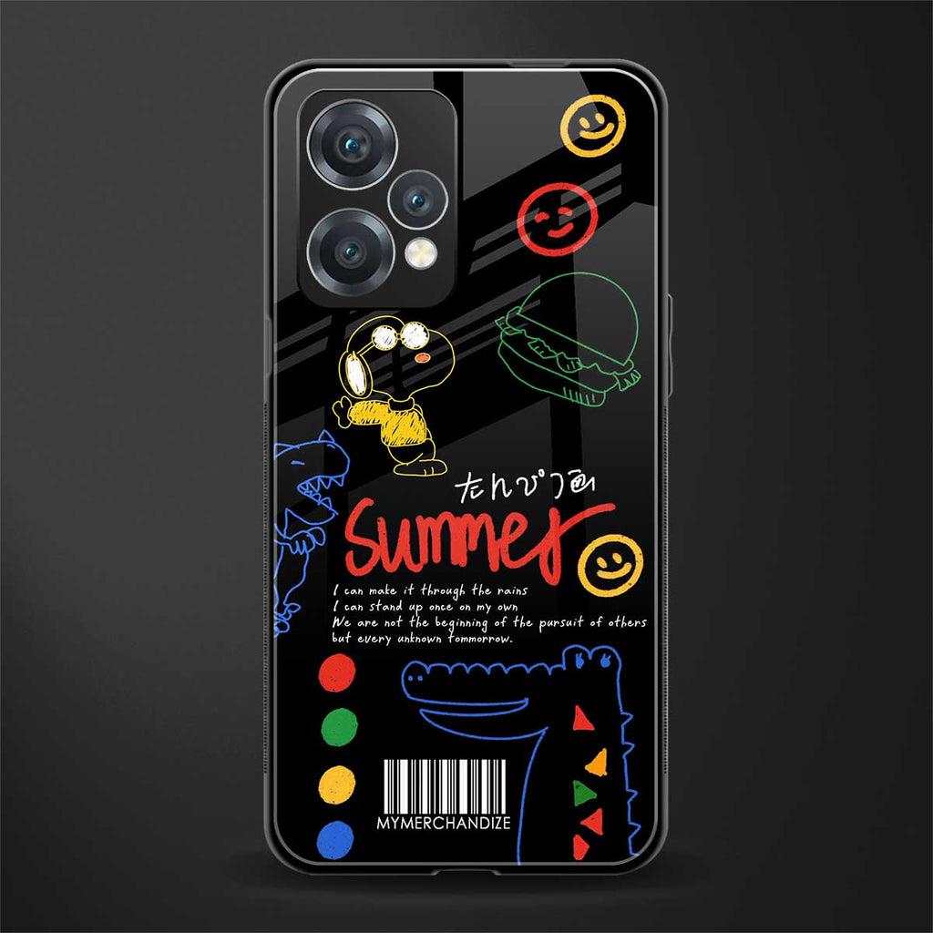 summer motivation back phone cover | glass case for oneplus nord ce 2 lite 5g