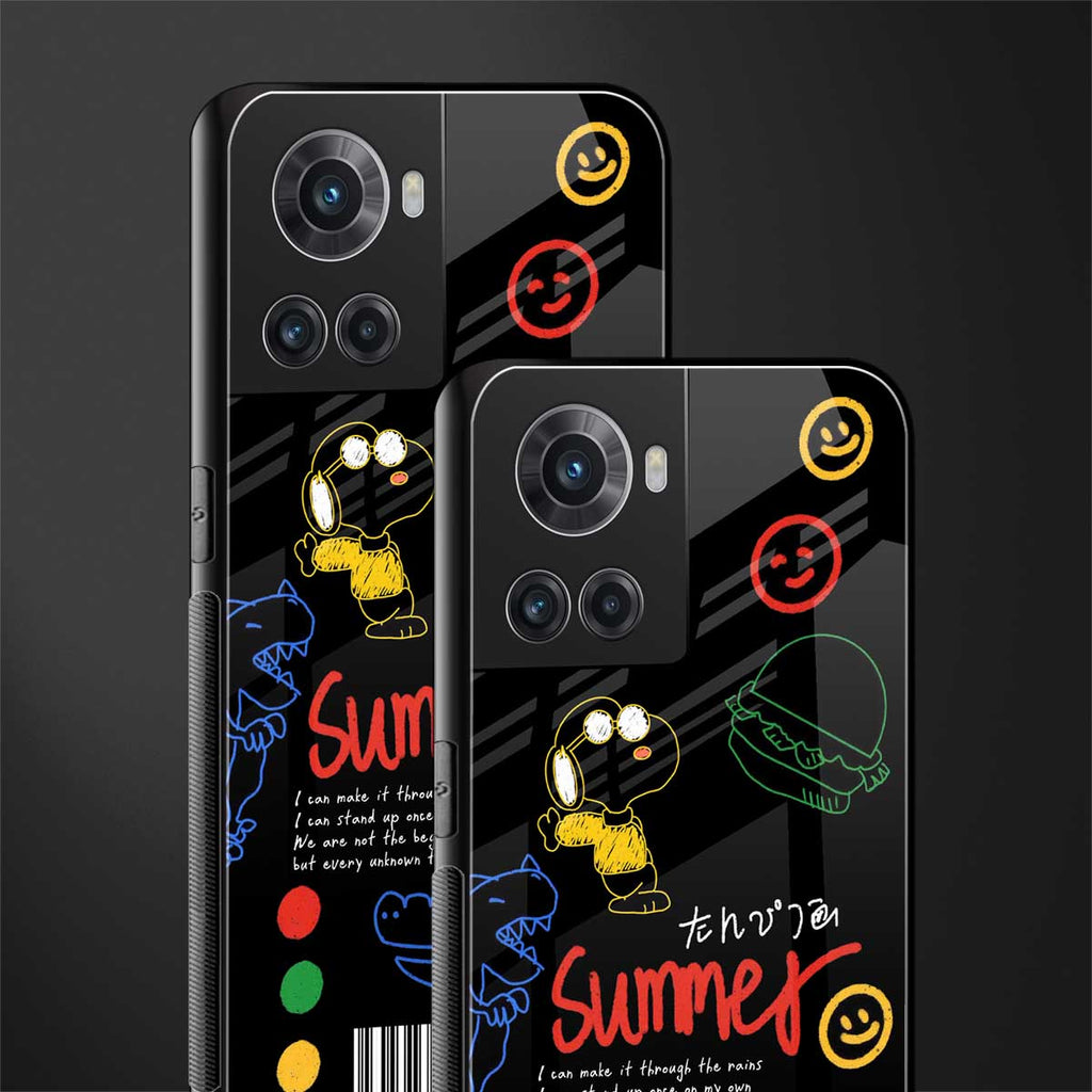 summer motivation back phone cover | glass case for oneplus 10r 5g