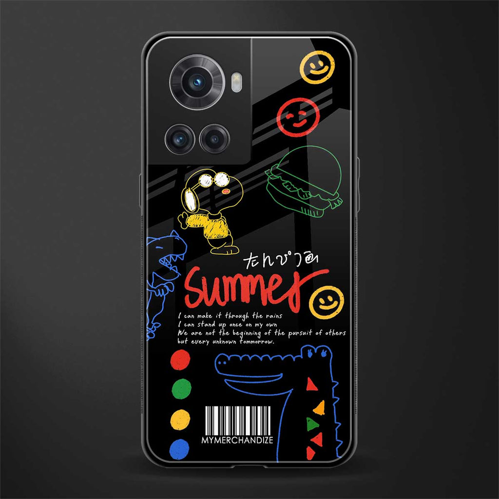 summer motivation back phone cover | glass case for oneplus 10r 5g