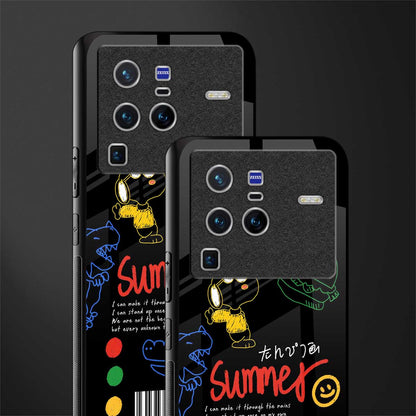 summer motivation glass case for vivo x80 pro 5g image-2