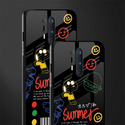summer motivation glass case for oneplus 8 pro image-2