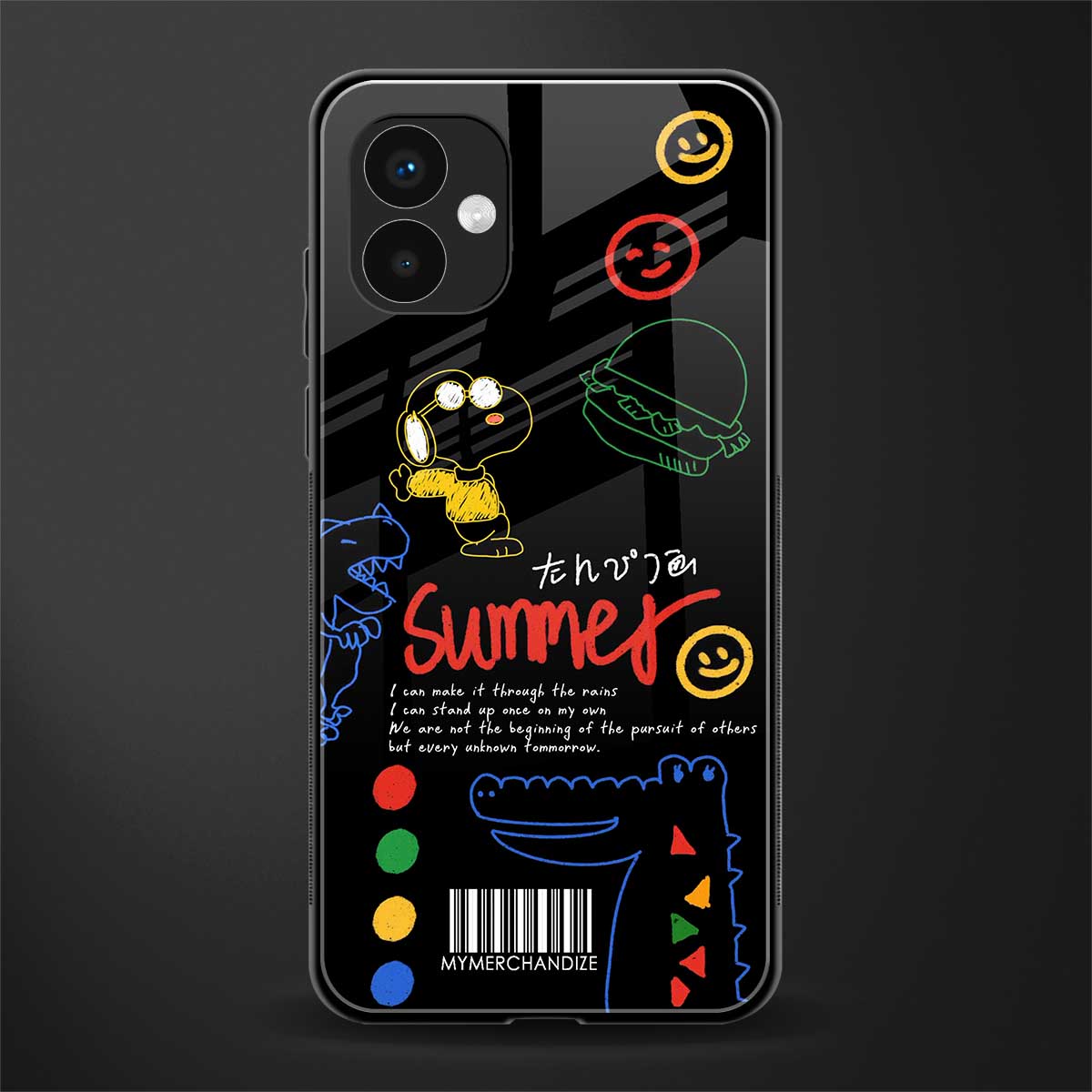 summer motivation back phone cover | glass case for samsung galaxy a04