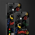 summer motivation back phone cover | glass case for oneplus nord ce 3 lite