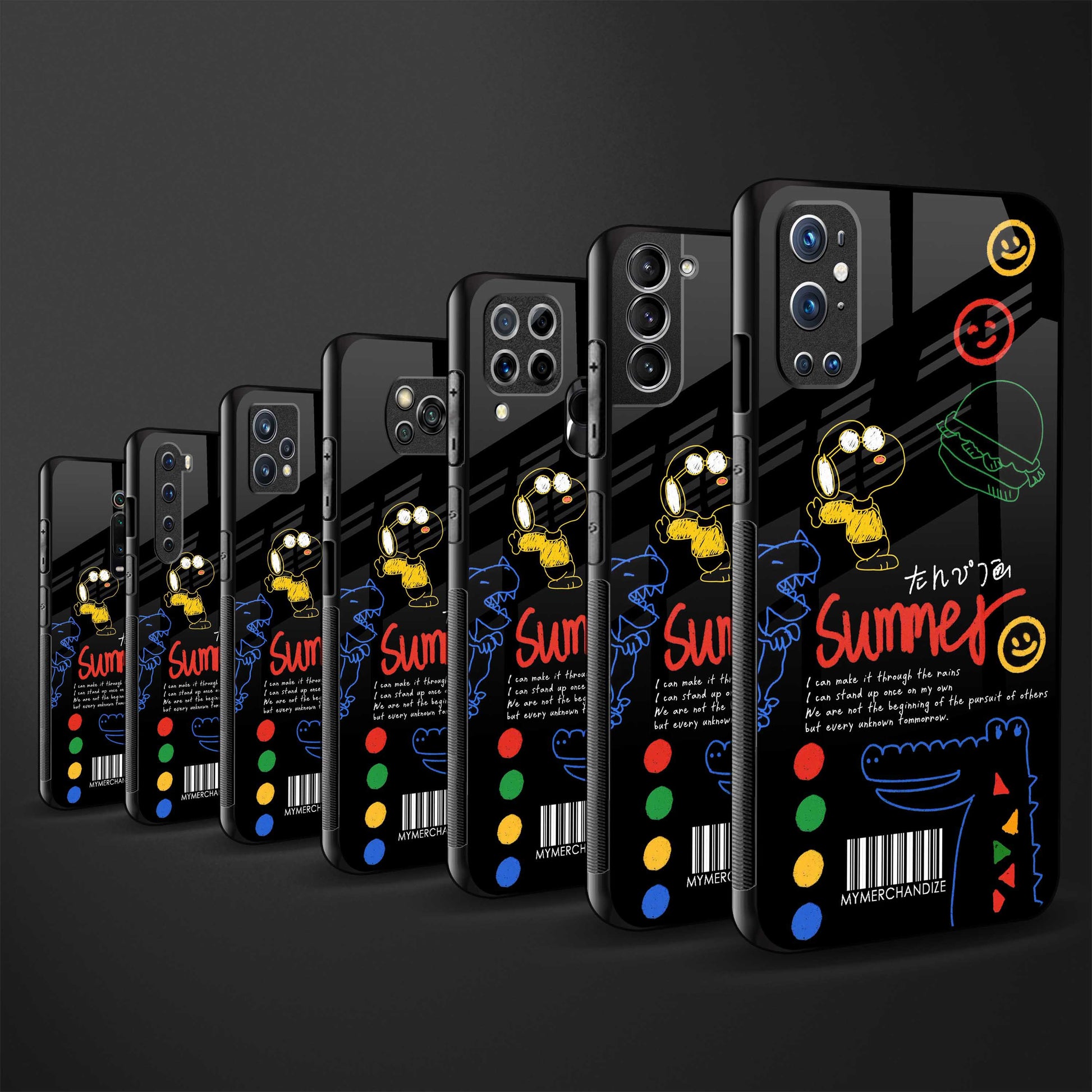 summer motivation back phone cover | glass case for oppo f21 pro 4g