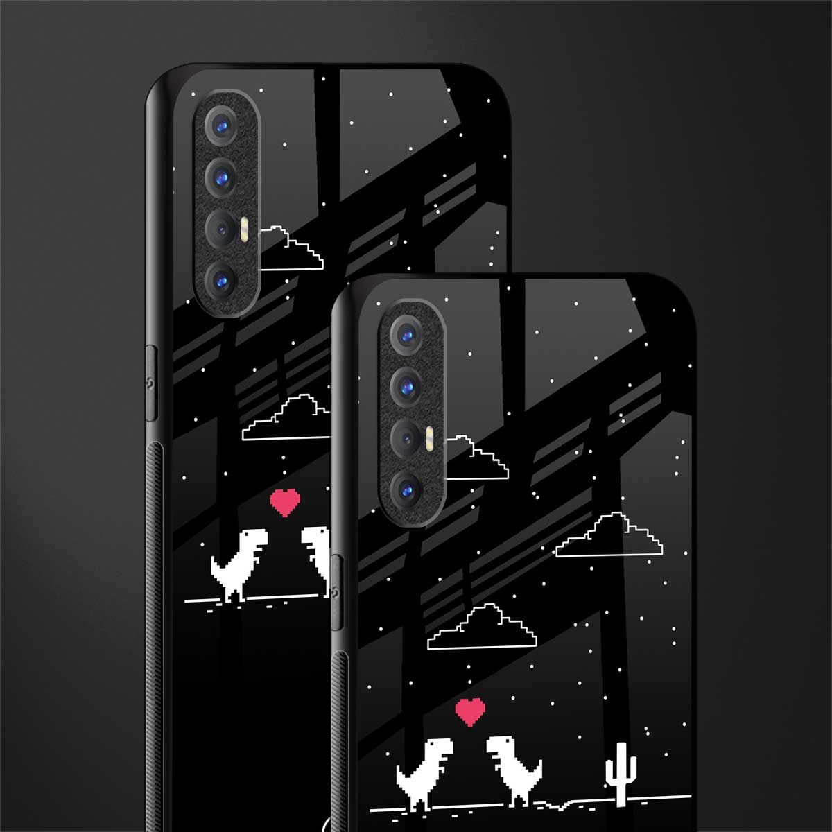 t-rex glass case for oppo reno 3 pro image-2