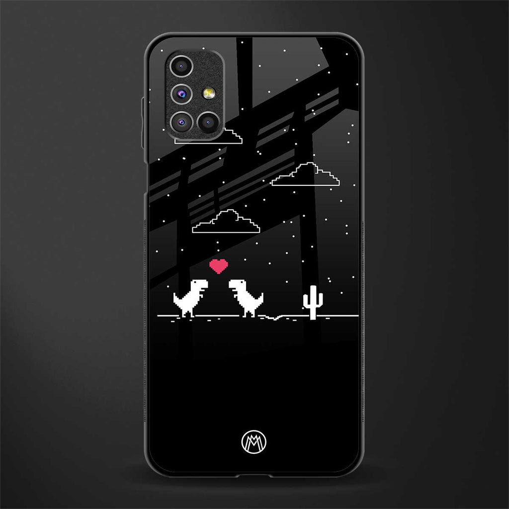 t-rex glass case for samsung galaxy m31s image