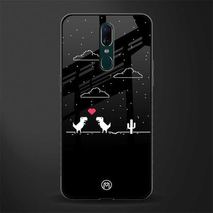 t-rex glass case for oppo a9 image