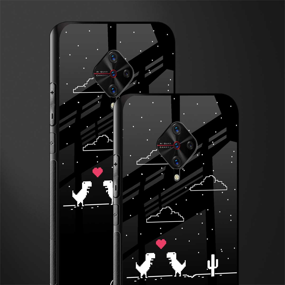 t-rex glass case for vivo s1 pro image-2