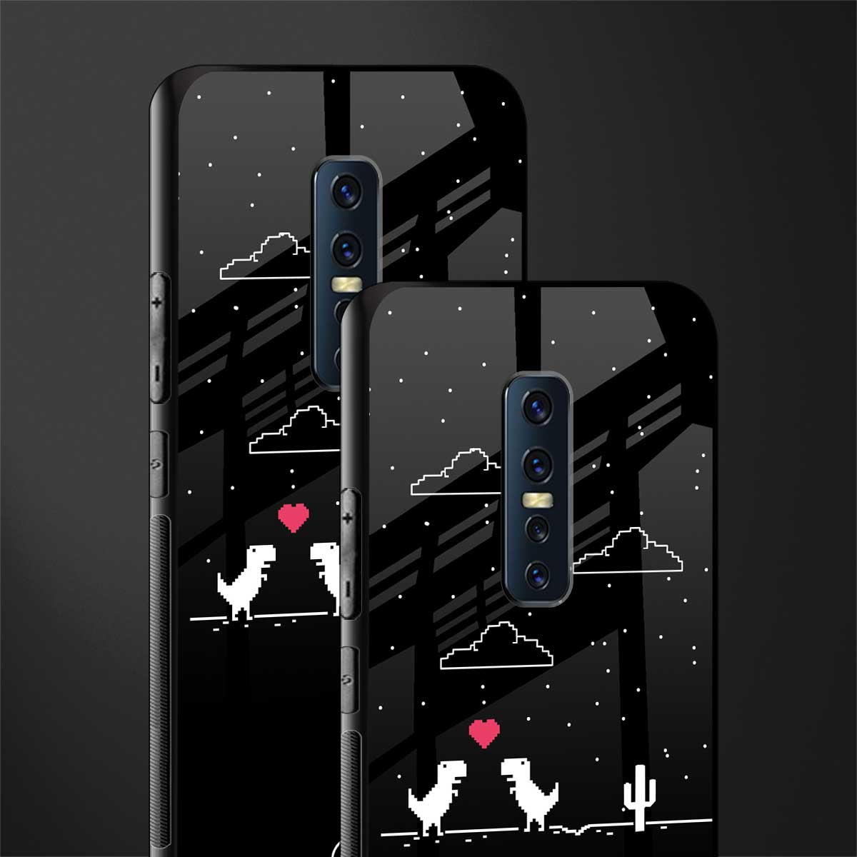 t-rex glass case for vivo v17 pro image-2