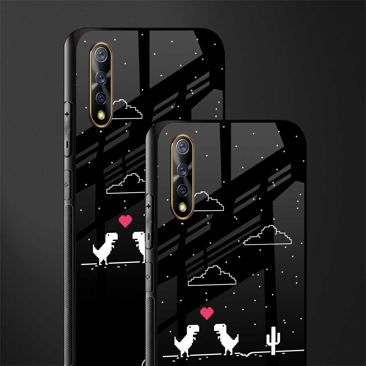 t-rex glass case for vivo z1x image-2