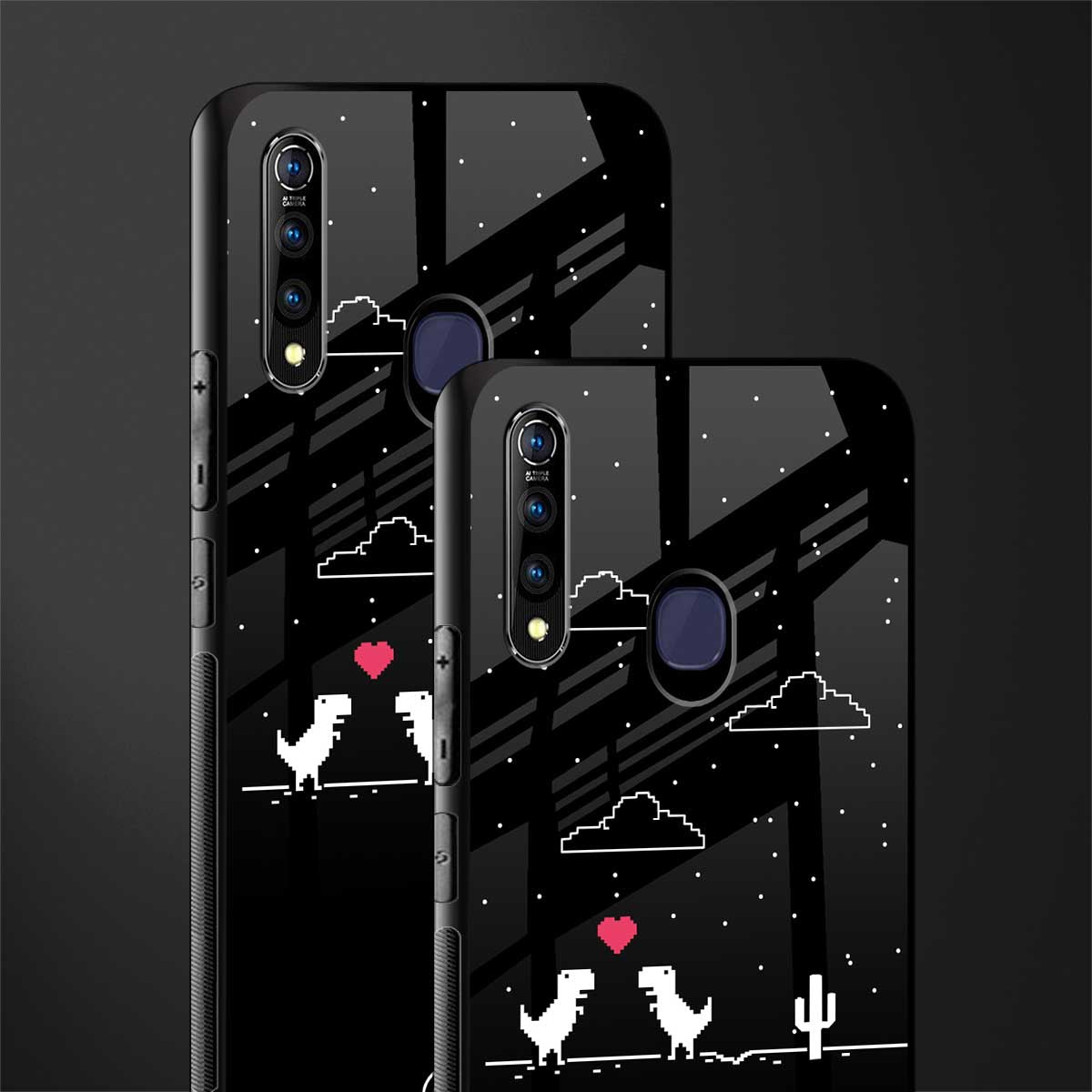 t-rex glass case for vivo z1 pro image-2