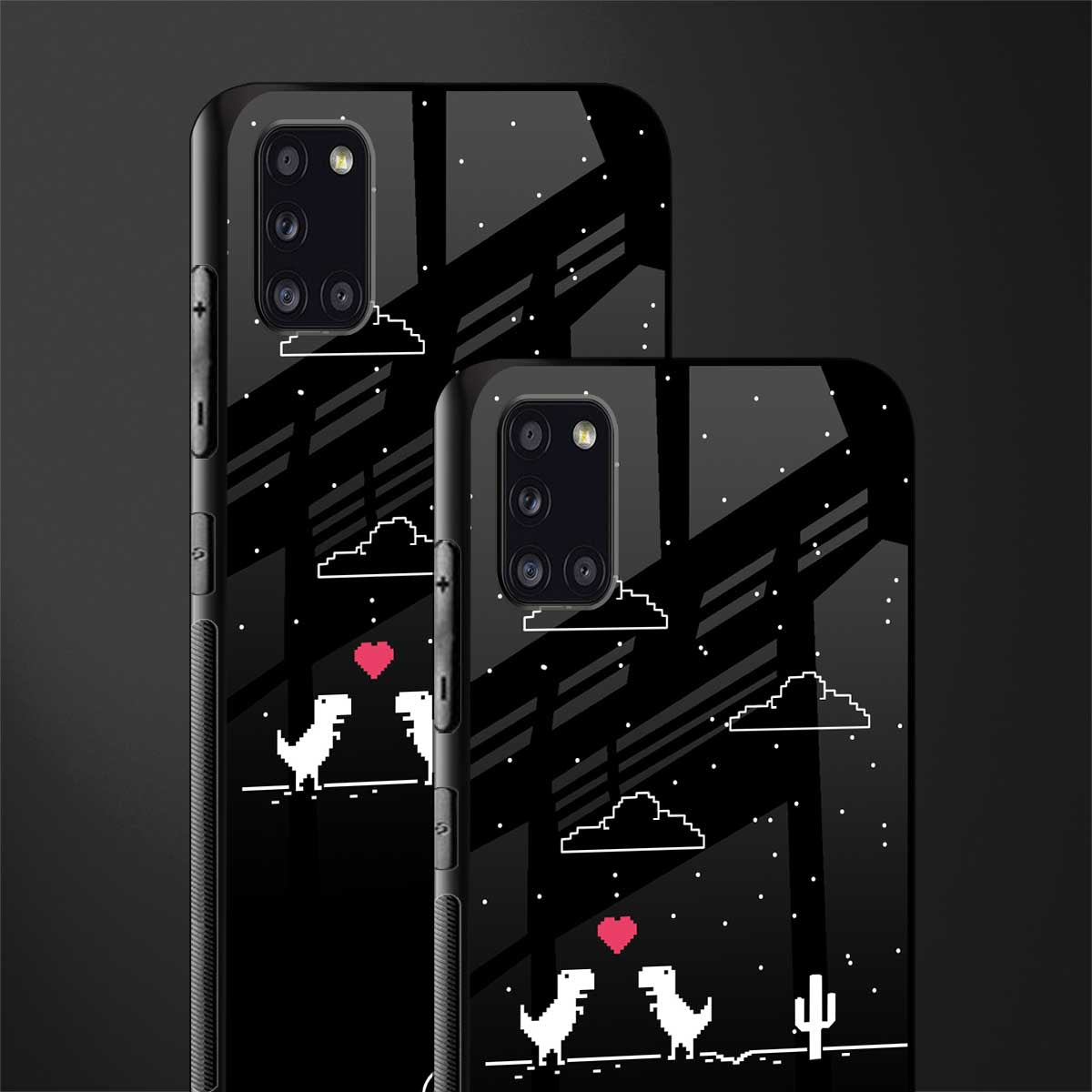 t-rex glass case for samsung galaxy a31 image-2