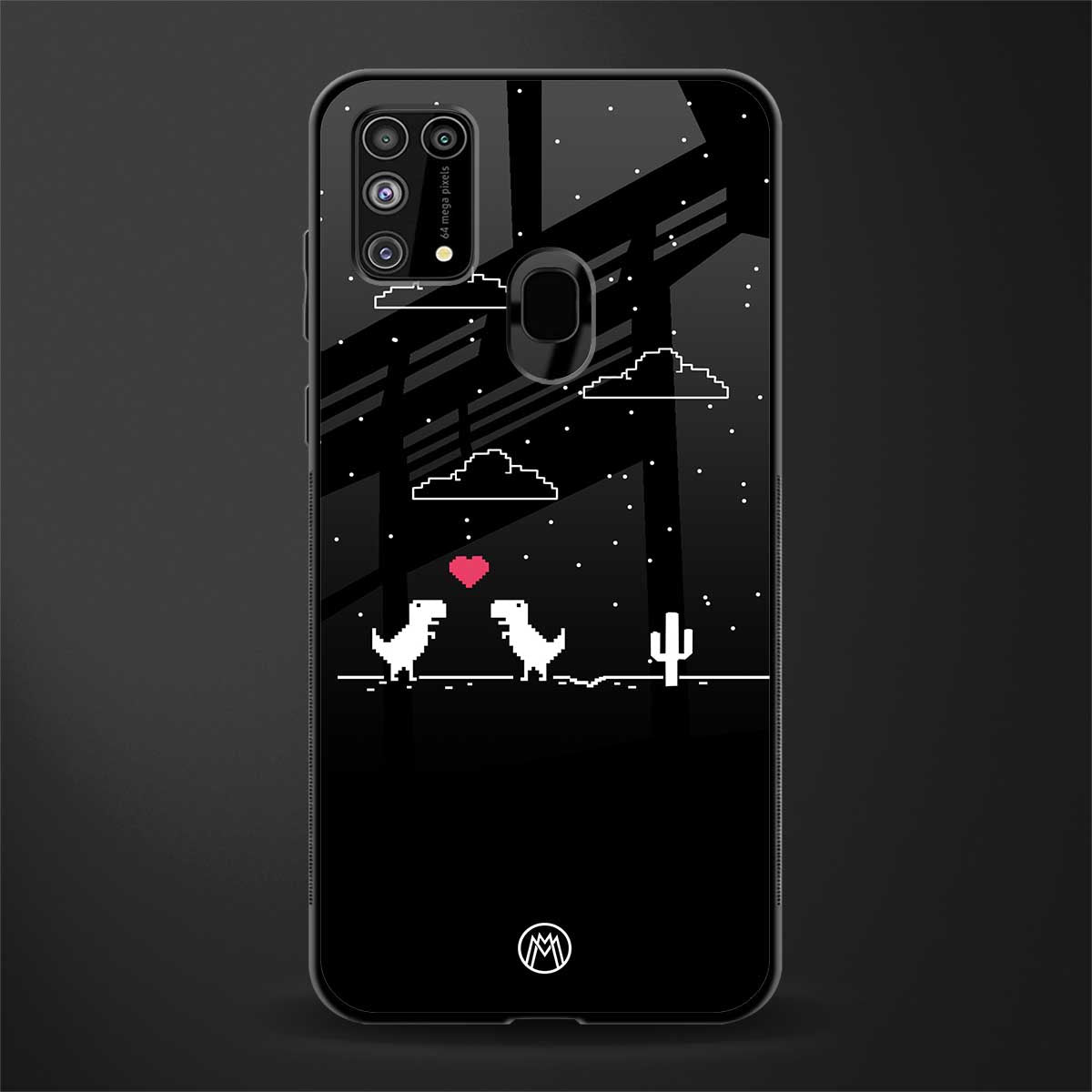 t-rex glass case for samsung galaxy f41 image