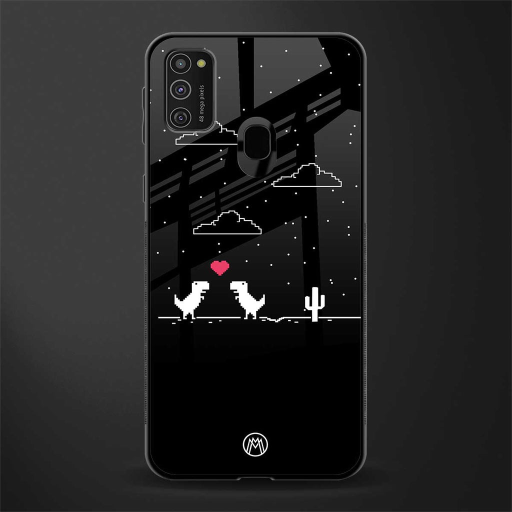 t-rex glass case for samsung galaxy m30s image