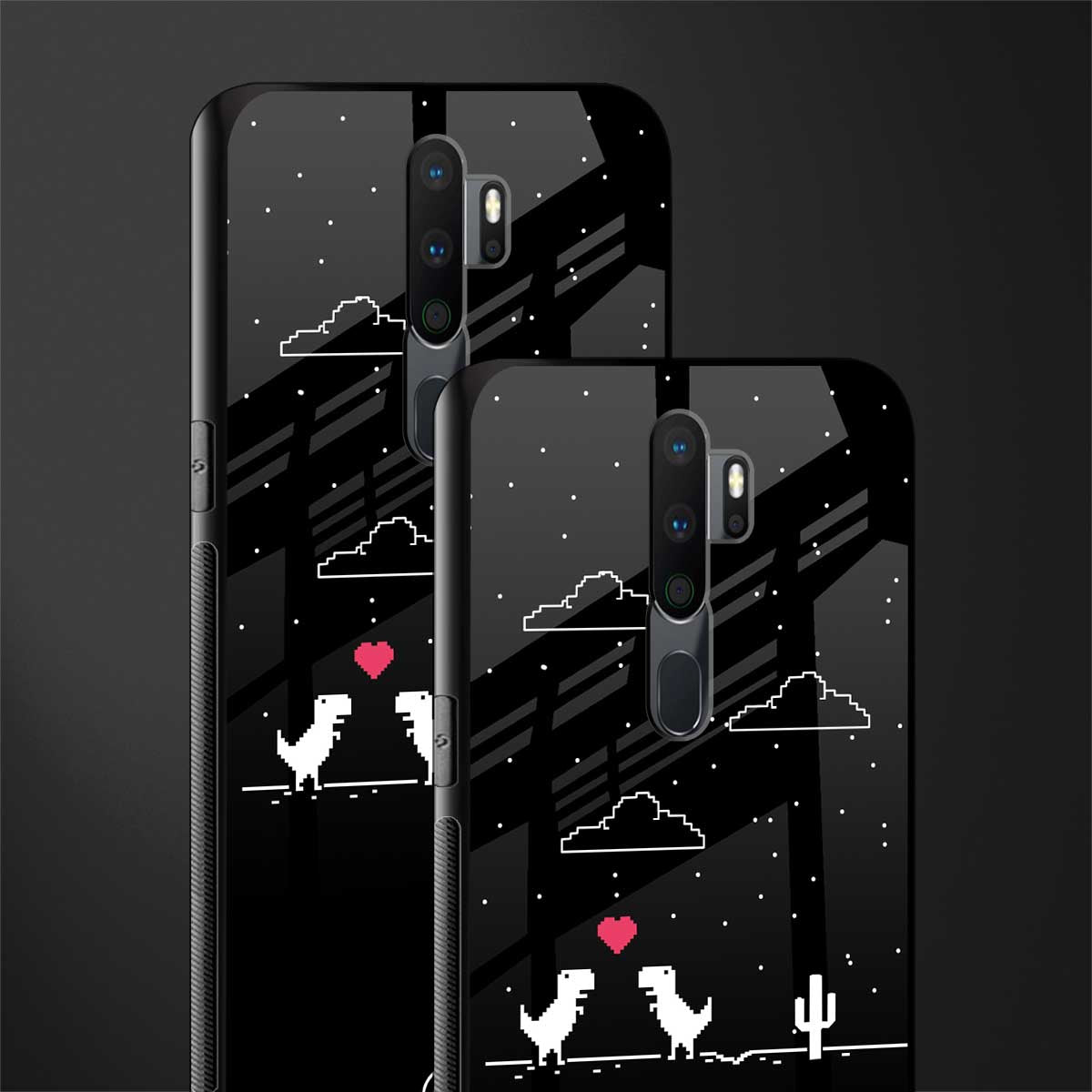 t-rex glass case for oppo a9 2020 image-2