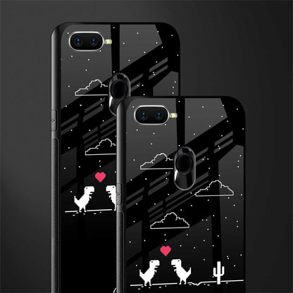 t-rex glass case for oppo a11k image-2