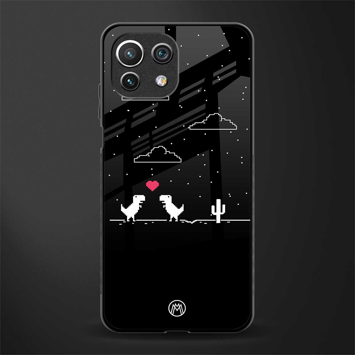 t-rex glass case for mi 11 lite image