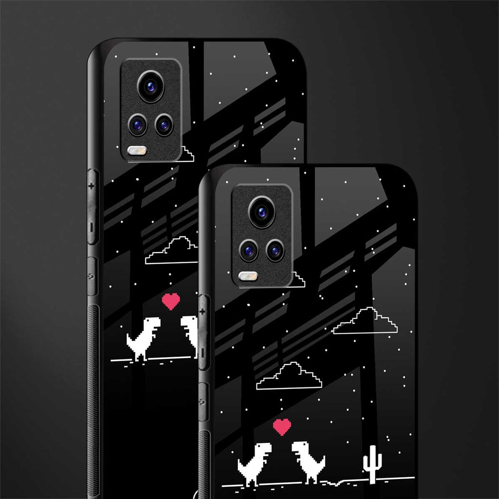 t-rex back phone cover | glass case for vivo y73