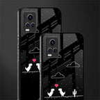t-rex back phone cover | glass case for vivo y73
