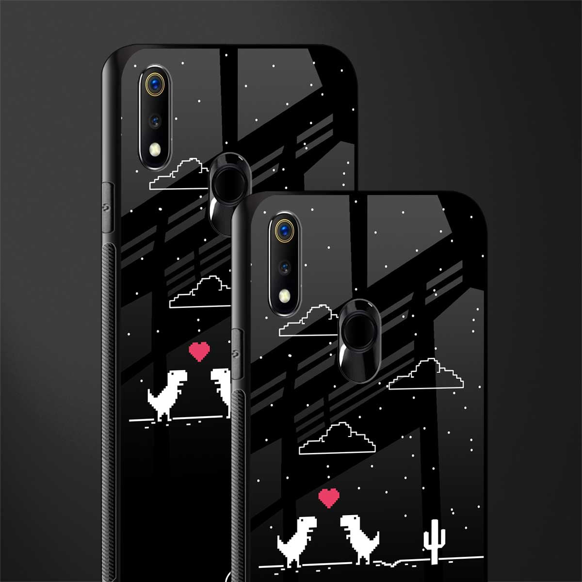 t-rex glass case for realme 3i image-2