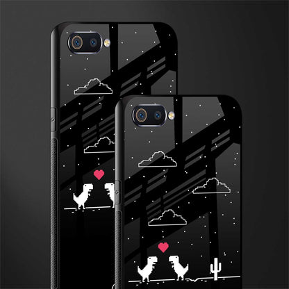 t-rex glass case for oppo a1k image-2